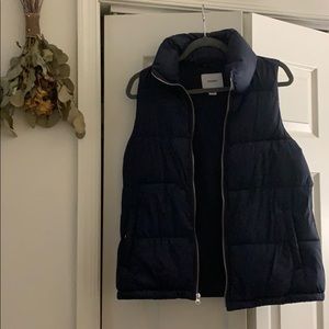 Old Navy Puffer Vest Navy Blue